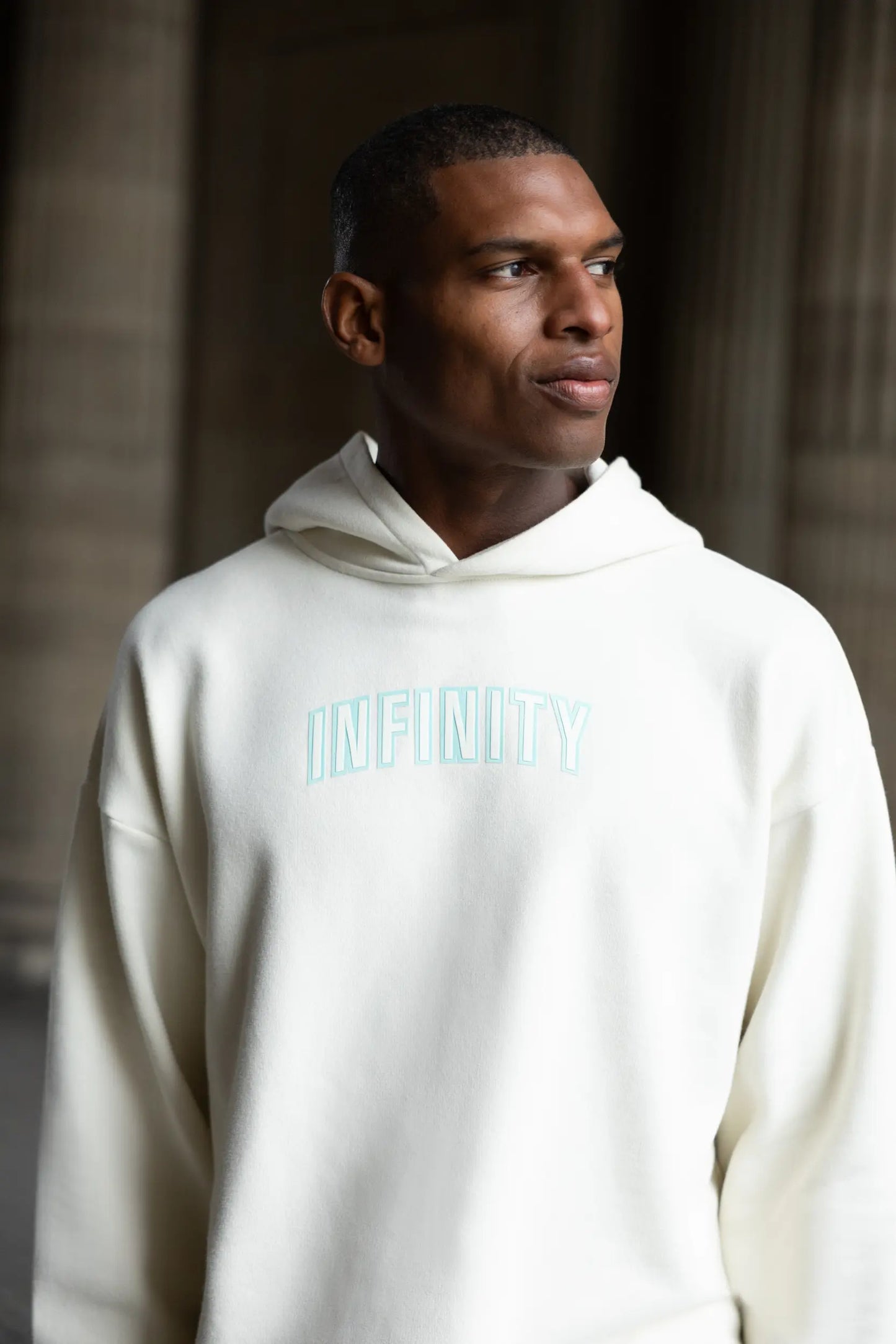 Hoodie Men Beige